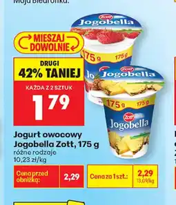 Biedronka Zott Jogobella jogurt oferta