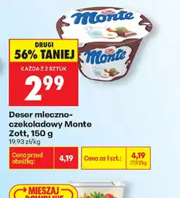 Biedronka Zott Deser Monte oferta