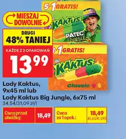 Biedronka Lody Kaktus oferta