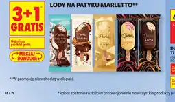 Biedronka Marletto lody na patyku oferta