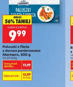 Biedronka Marinero Paluszki z fileta z dorsza oferta