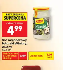 Biedronka Winiary Sos tatarski oferta