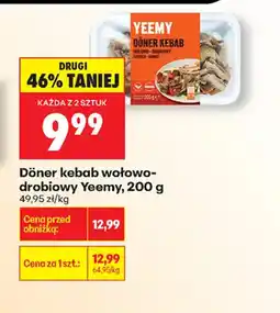 Biedronka Döner kebab wołowo-drobiowy Yeemy oferta