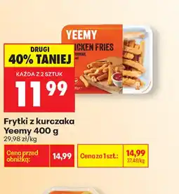 Biedronka Yeemy Frytki z kurczaka oferta