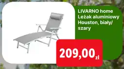 Lidl Leżak aluminiowy Houston, biały/szary oferta