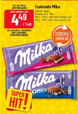 Polomarket Czekolada Milka wybrane rodzaje oferta