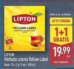 ALDI Herbata Lipton Yellow Label Tea oferta