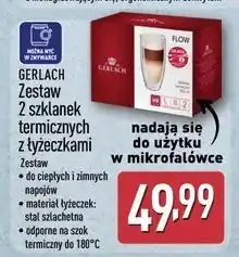 ALDI Szklanki termiczne z łyżeczkami Gerlach oferta