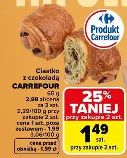 Carrefour Ciastko z czekoladą Carrefour oferta