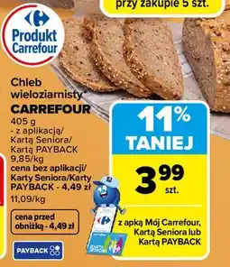 Carrefour Chleb wieloziarnisty Carrefour oferta