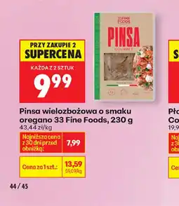Biedronka Fine Foods Pinsa wielozbożowa oferta