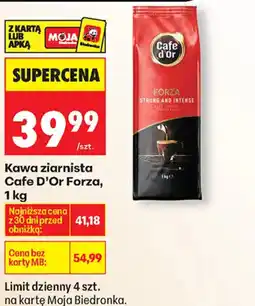 Biedronka Kawa ziarnista Cafe D'Or Forza oferta