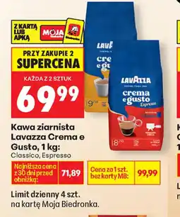 Biedronka Kawa ziarnista Lavazza Crema e Gusto oferta