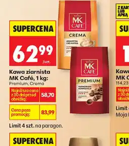 Biedronka MK Cafe Kawa ziarnista oferta