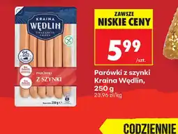 Biedronka Parówki z szynki Kraina Wędlin oferta