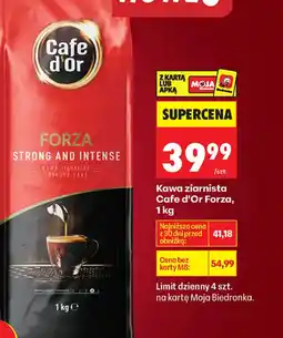 Biedronka Cafe d'Or Forza kawa ziarnista oferta