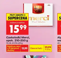 Biedronka Czekoladki Merci oferta