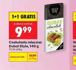Biedronka Czekolada mleczna Dubai Style oferta