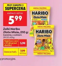 Biedronka Haribo Zelki Złote Misie oferta