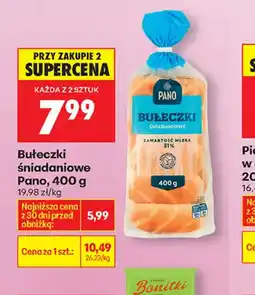 Biedronka Bułeczki śniadaniowe Pano oferta