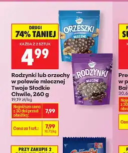 Biedronka Twoje Słodkie Chwile Rodzynki/Orzechy oferta