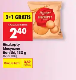 Biedronka Biszkopty klasyczne Bonitki oferta