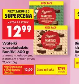 Biedronka Wafelki Bonitki w czekoladzie oferta