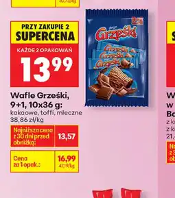 Biedronka Wafle Grześki oferta