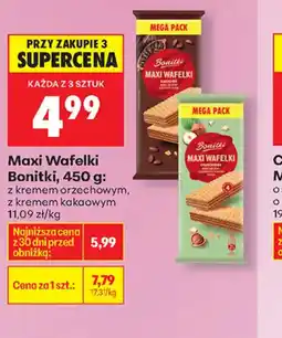 Biedronka Maxi Wafelki Bonitki oferta