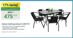 ERLI Zestaw mebli ogrodowych oferta