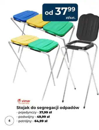 Stojak do segregacji odpadów Vimar