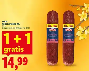 Lidl Kiełbasa żywiecka XXL oferta