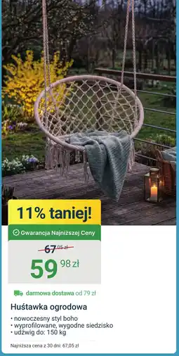 ERLI Huśtawka ogrodowa oferta