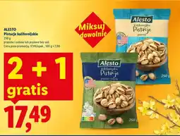Lidl Pistacje kalifornijskie prażone i solone oferta