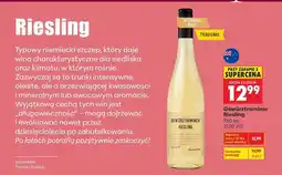 Biedronka Wino Gewürztraminer Riesling białe wytrawne oferta