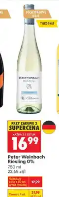 Biedronka Wino Peter Weinbach Riesling 0% oferta