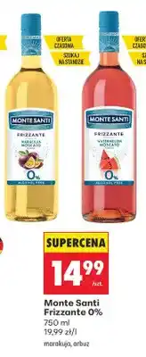 Biedronka Wino Monte Santi Frizzante 0% marakuja, arbuz oferta