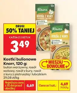 Biedronka Kostki bulionowe warzywny oferta