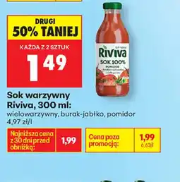 Biedronka Riviva sok warzywny oferta
