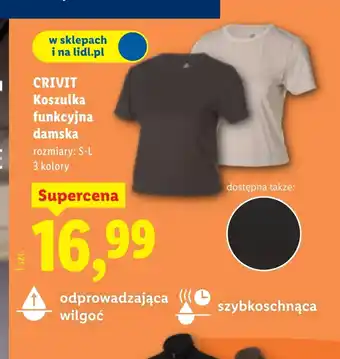 Lidl Koszulka damska Crivit oferta