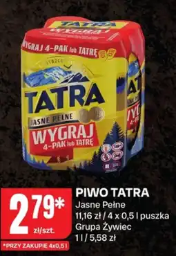Chorten Piwo tatra jasne pełne grupa żywiec oferta