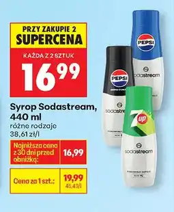 Biedronka Syrop różne rodzaje oferta