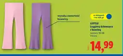 Lidl Legginsy dziewczęce Lupilu oferta