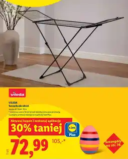 Lidl Suszarka do ubrań Vileda oferta
