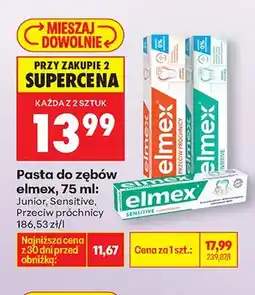 Biedronka Pasta do zębów Junior oferta