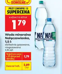 Biedronka Woda Nałęczowianka oferta
