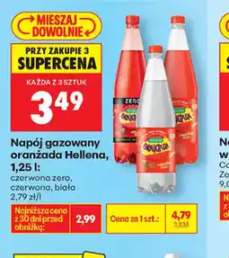Biedronka Napój gazowany oranżada Hellena oferta