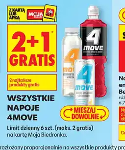 Biedronka 4MOVE napoje oferta