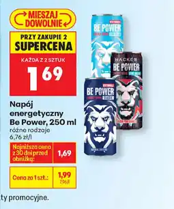 Biedronka Napój energetyczny Be Power oferta
