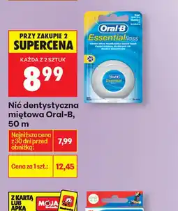Biedronka Oral-B Nić dentystyczna miętowa oferta